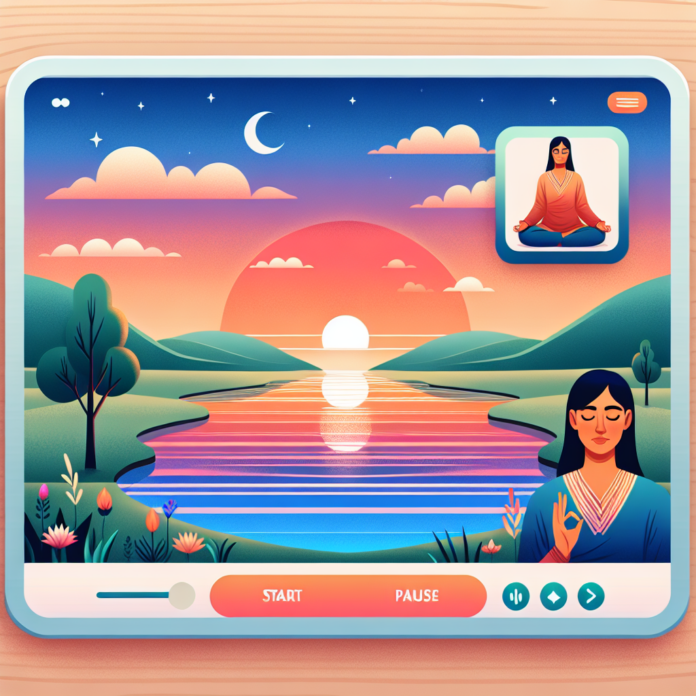 La meditazione guidata in formato online