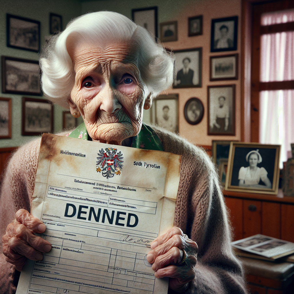 105 anni e un sogno negato: l'Austria respinge la richiesta di cittadinanza di una donna sudtirolese.