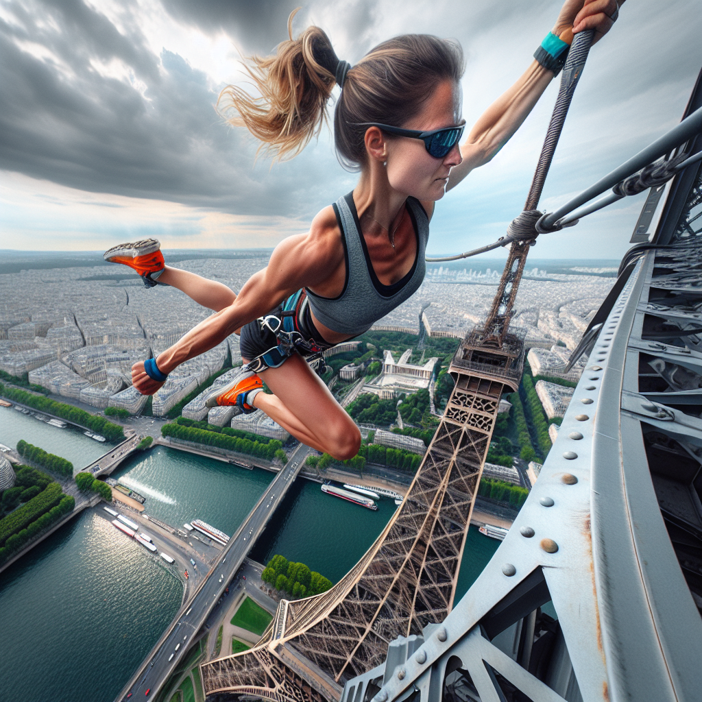 110 Metri di Pura Adrenalina: Anouk Garnier Batte il Record Mondiale sulla Torre Eiffel