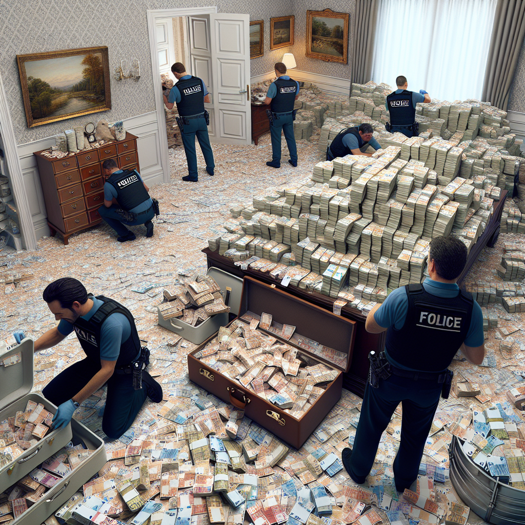 Guardia di Finanza: maxi sequestro di denaro a casa di Spinelli, oltre 200 mila euro in contanti