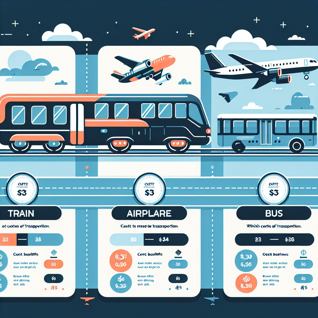 Treno, aereo oppure autobus: Quale è il mezzo di trasporto più conveniente?