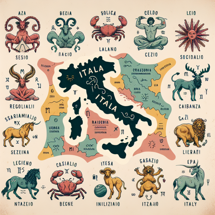 Quali sono i segni zodiacali più diffusi in Italia?