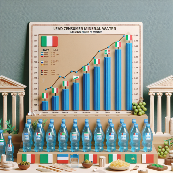 L'Italia prima per il consumo di acqua minerale in Europa: La classifica