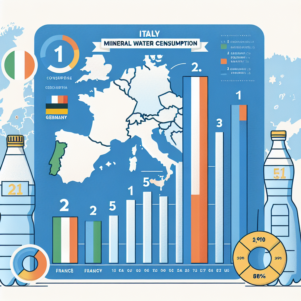 L'Italia prima per il consumo di acqua minerale in Europa: La classifica